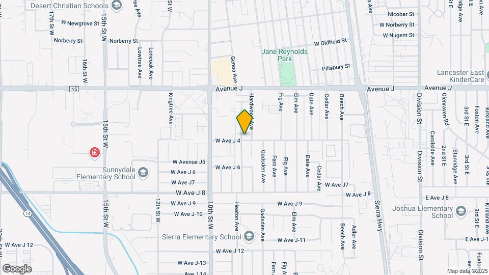44202 Heaton Ave Map and Location Details