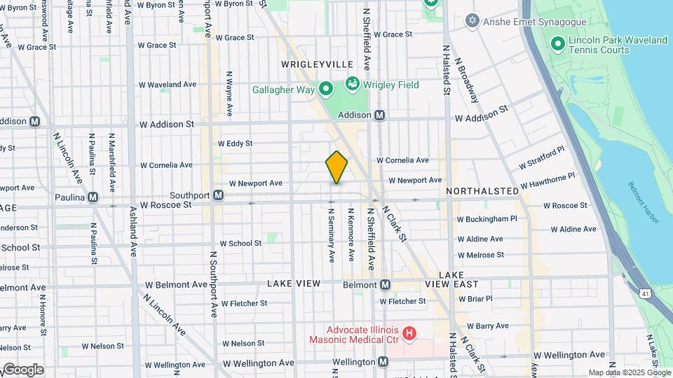 3415 N Seminary Ave Map and Location Details