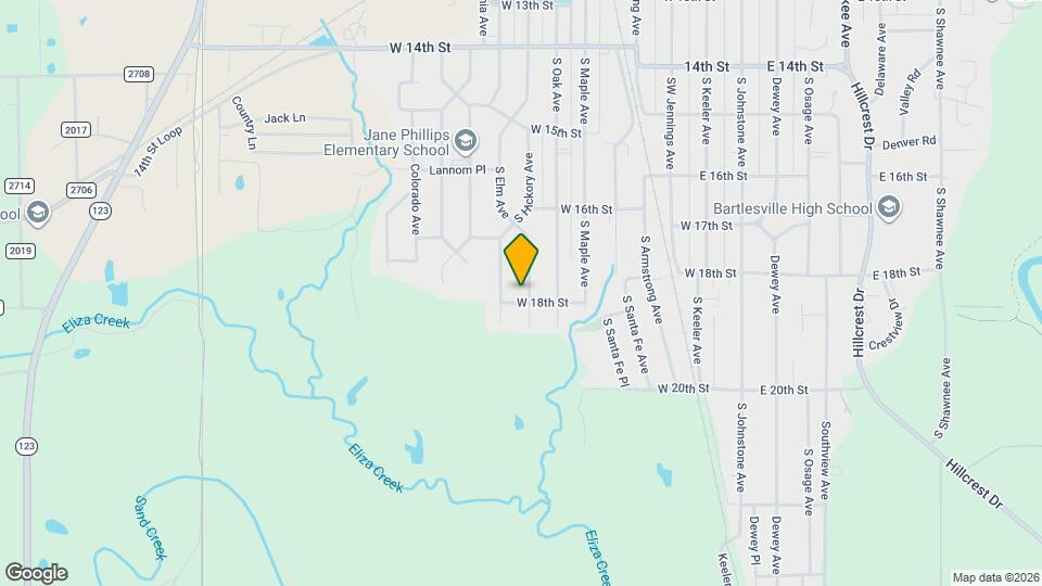 1669 S Hickory Ave Map and Location Details