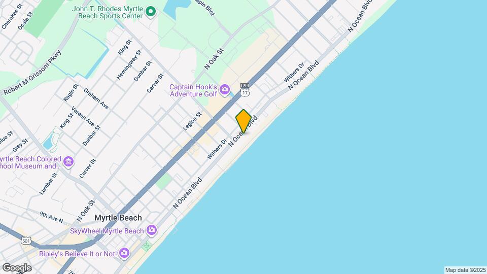 2106 N Ocean Blvd Map and Location Details