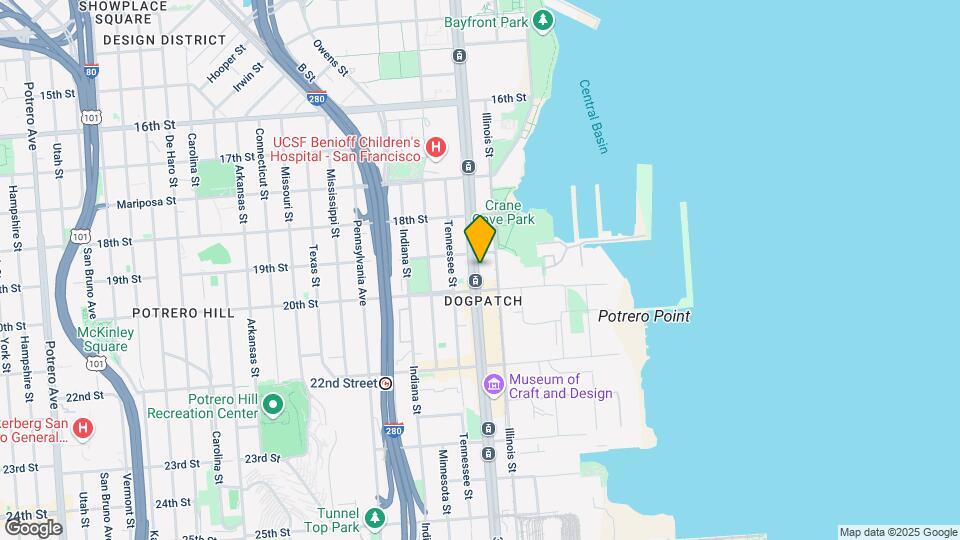 Potrero Launch Mapa y Detalles de la Ubicación