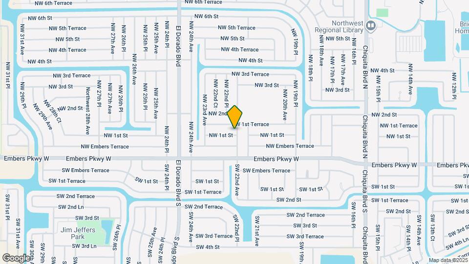2201 NW 1st St Map and Location Details