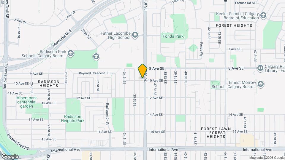 3610-3610 10 Ave SE Map and Location Details