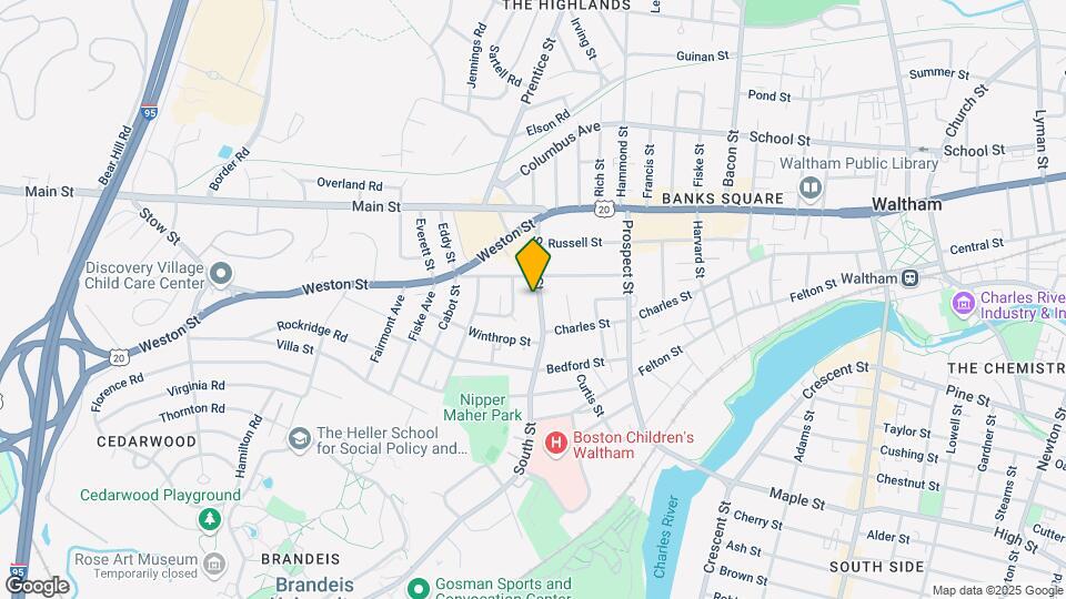 65 South St Mapa y Detalles de la Ubicación