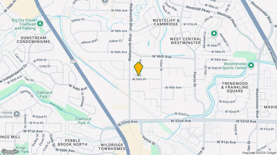 9461 Vance Ct Mapa y Detalles de la Ubicación