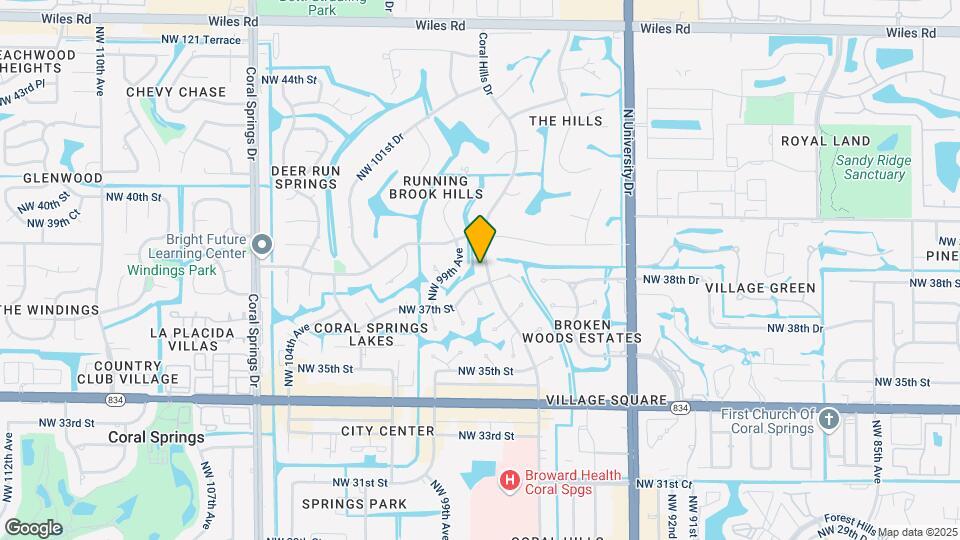 3720 Coral Hills Dr Map and Location Details
