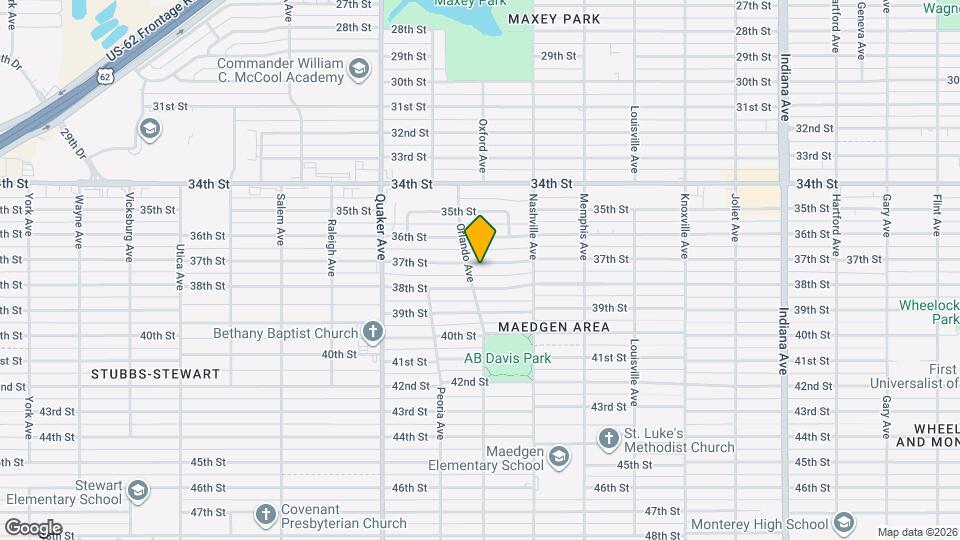 4021 37th St Map and Location Details