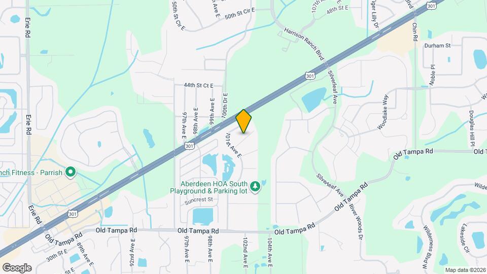 10126 41st Ct E Map and Location Details