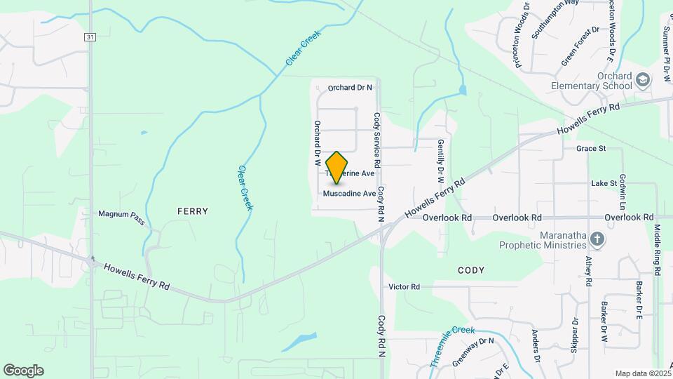 7212 Muscadine Ave Map and Location Details