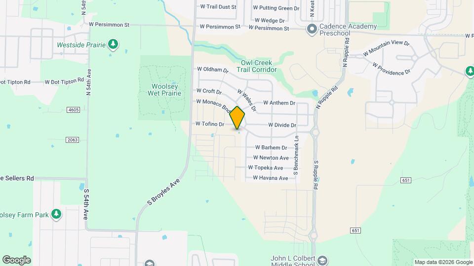 4640 W Aurora St Map and Location Details