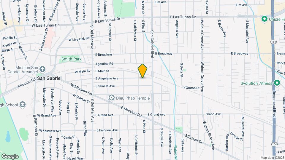 708 E Angeleno Ave Map and Location Details
