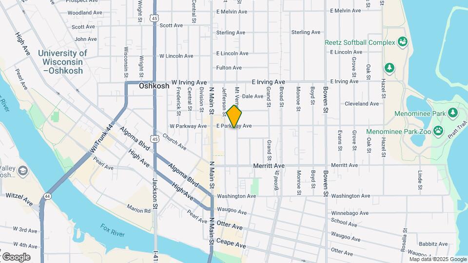 579 Mt Vernon St Map and Location Details