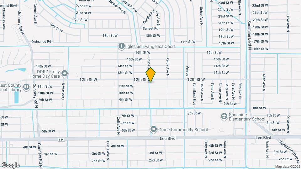 3734 11th St W Map and Location Details