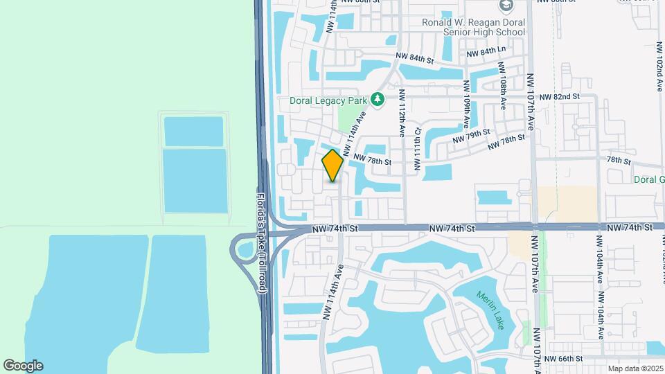 11419 NW 76th Terrace Map and Location Details