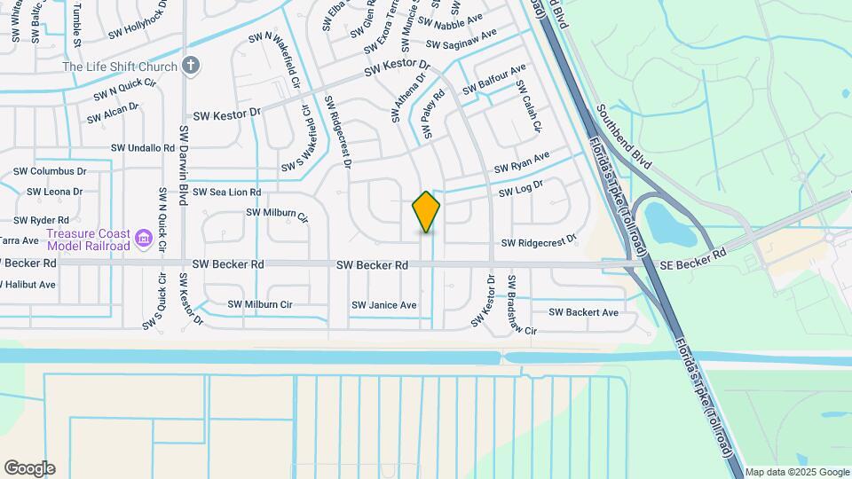 4557 SW Athena Dr Map and Location Details