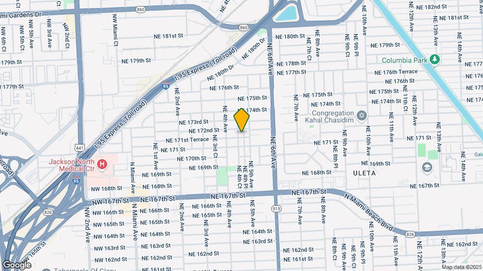 17150 NE 4th Pl Map and Location Details