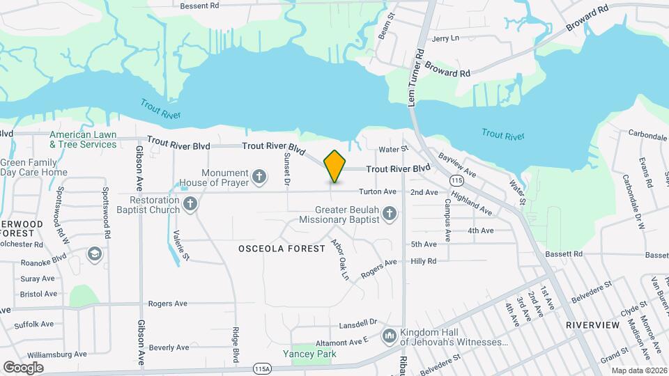 9805 Winston St Map and Location Details