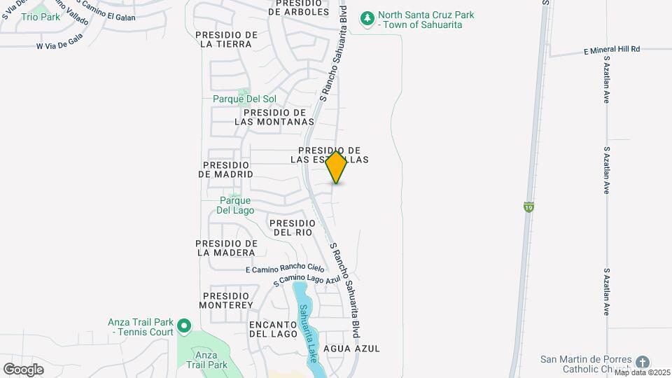 14889 S Avenida Cucana Map and Location Details