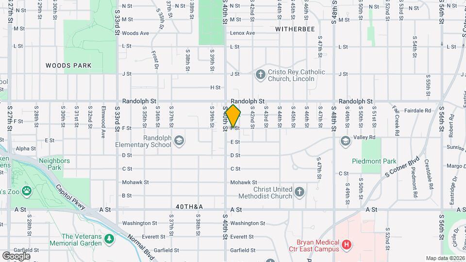 4027 F St Map and Location Details