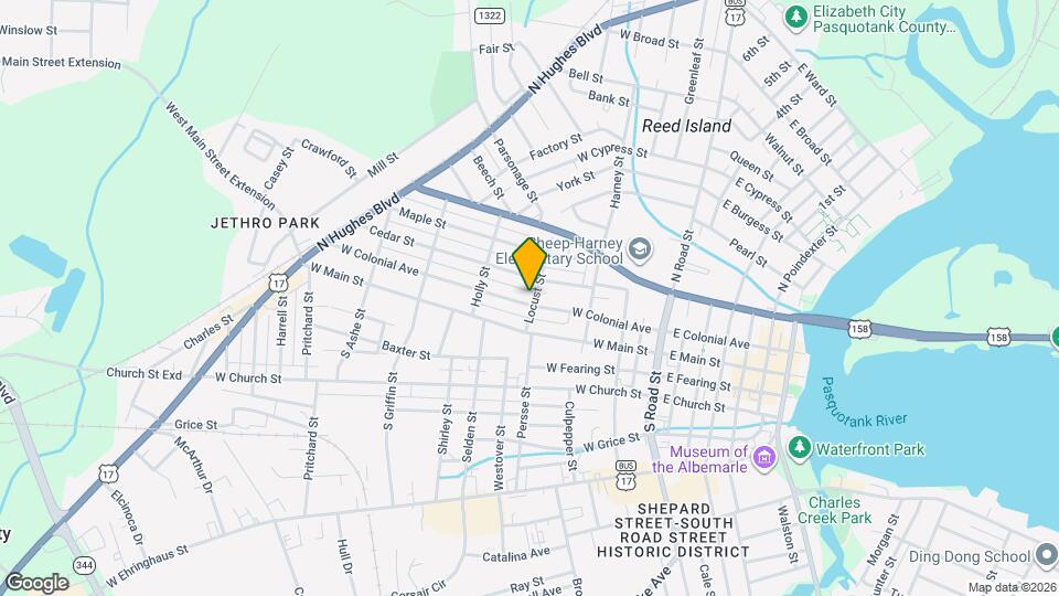 600 W Colonial Ave Map and Location Details