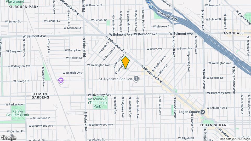 2944 N Ridgeway Ave Map and Location Details