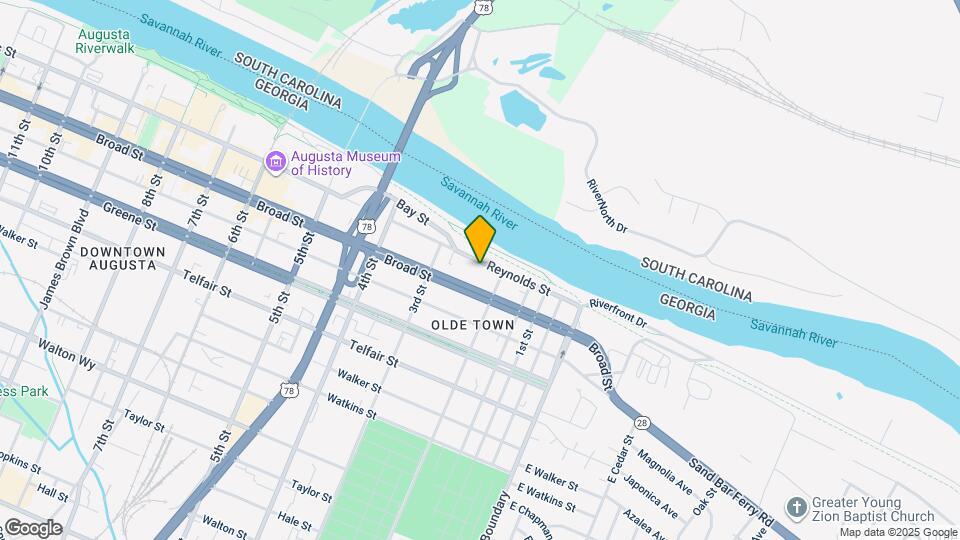 222 Reynolds St Mapa y Detalles de la Ubicación