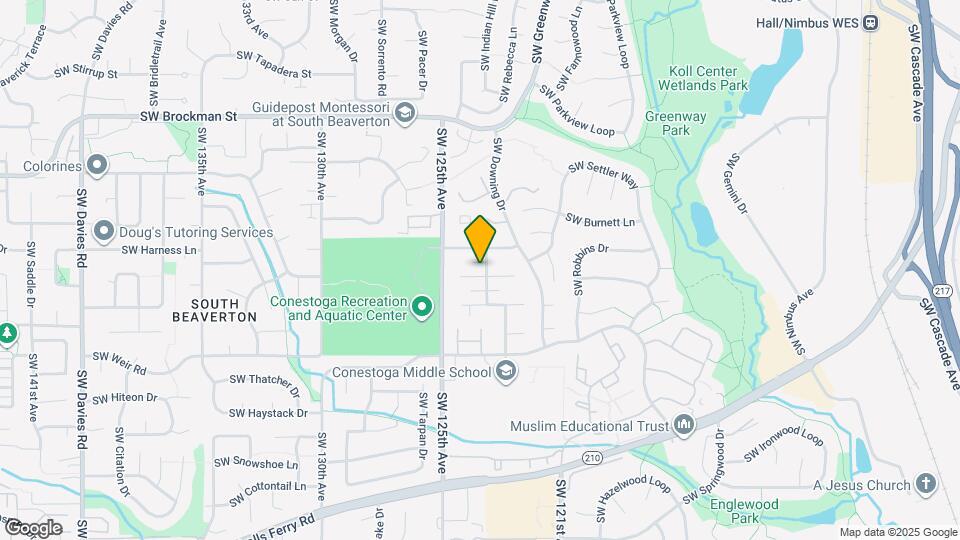 9615 SW Prairie Ter, Unit D Map and Location Details