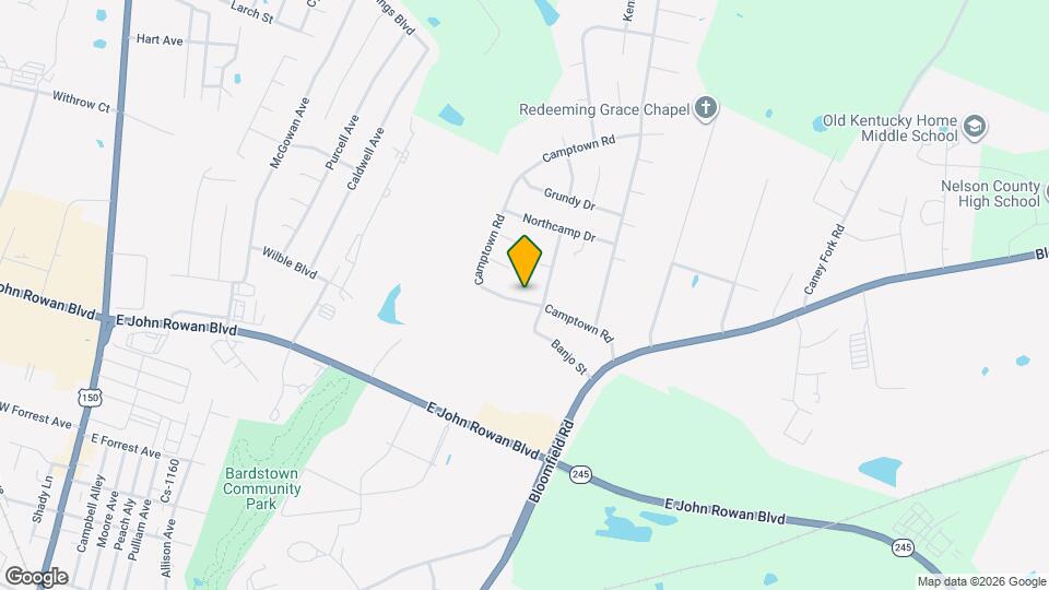 305 Camptown Rd Map and Location Details