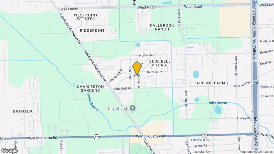 9721 Debbie Ln Map and Location Details