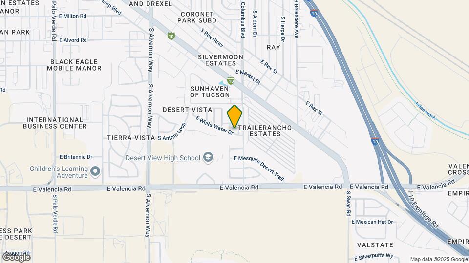 4247 E White Water Dr Map and Location Details