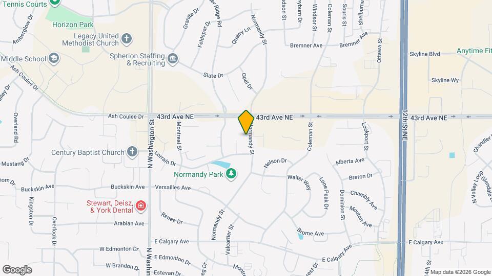 4126 Normandy St Map and Location Details