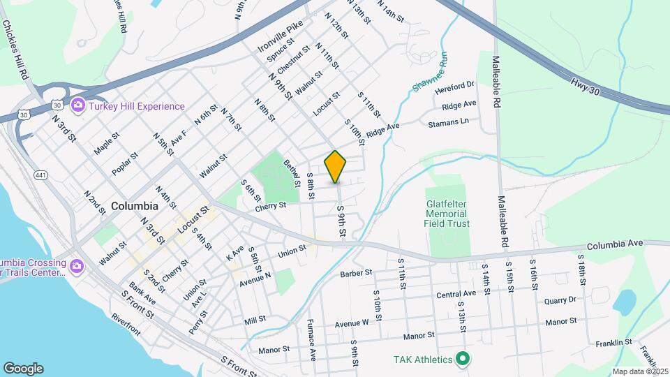 848 Blunston St Map and Location Details