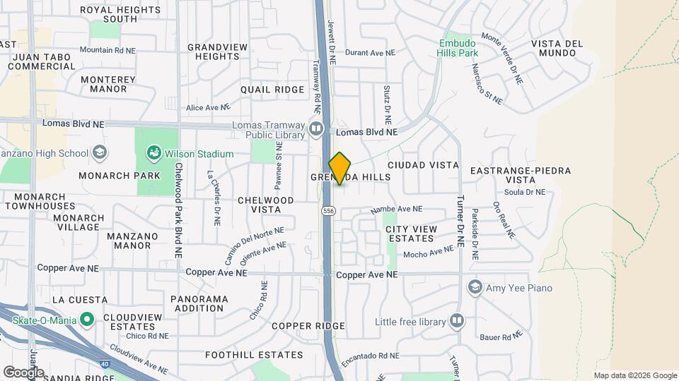 1111 Granada Hills Ct NE Map and Location Details