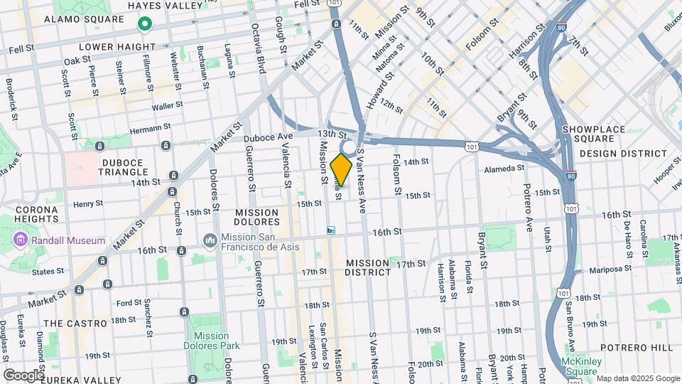 1371-1379 Minna St Map and Location Details