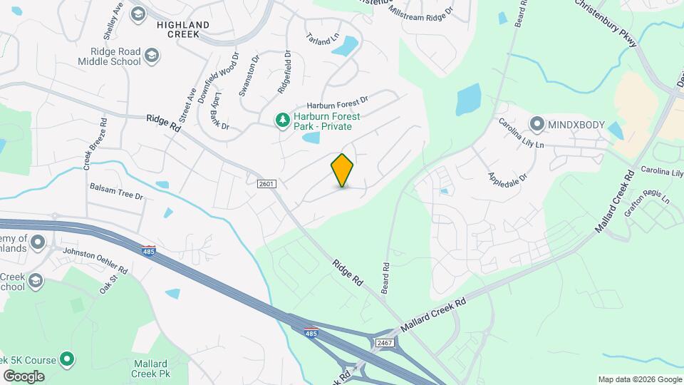 12626 Deaton Hill Dr Mapa y Detalles de la Ubicación