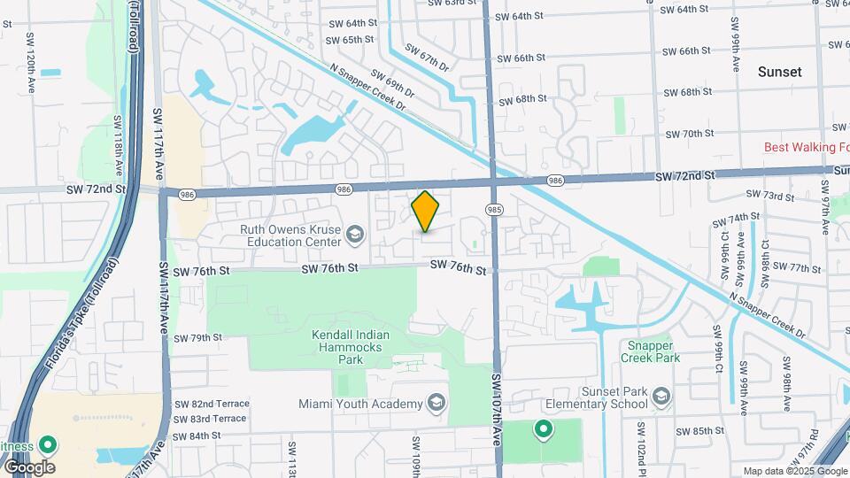 10845 SW 75th St Map and Location Details