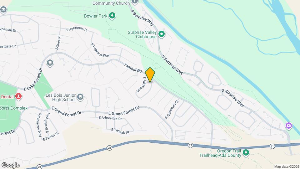 5797 S Sedum Way Map and Location Details