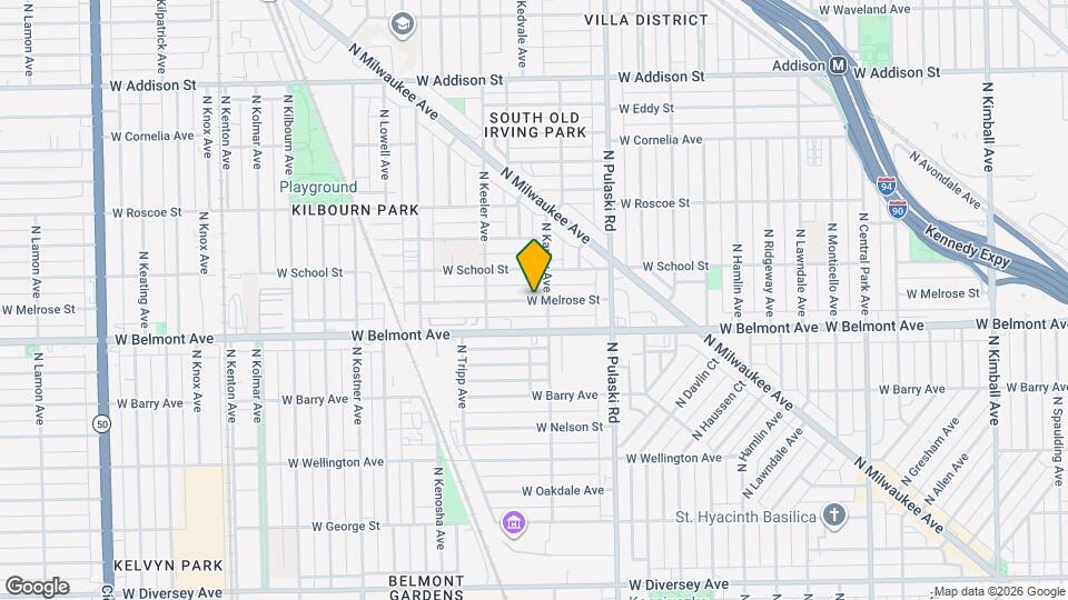 4109 W Melrose St, Unit 1 Map and Location Details