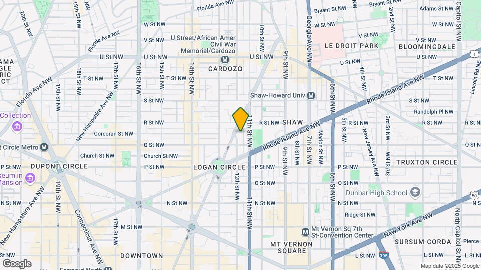 1619 12th St NW Map and Location Details
