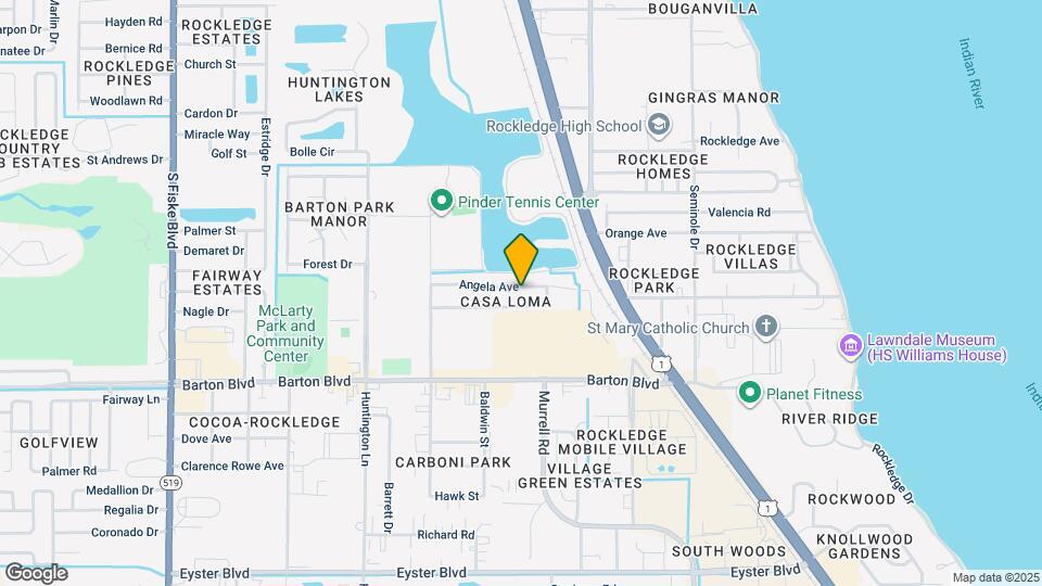 819 Angela Ave Map and Location Details