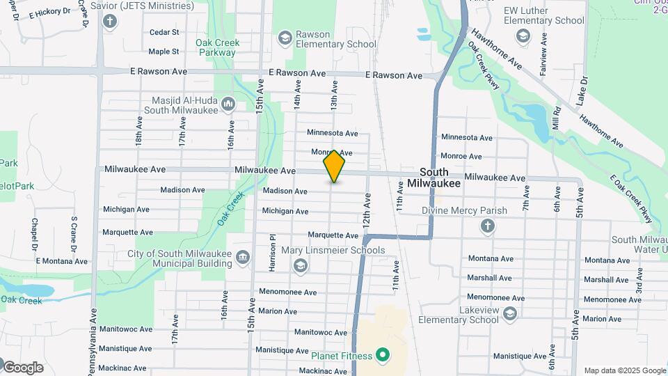 1232 Madison Ave Map and Location Details