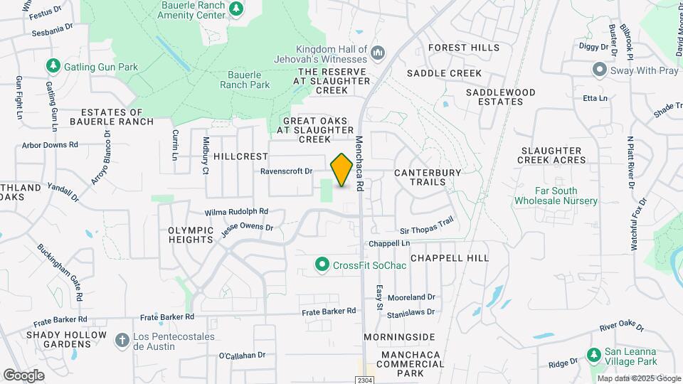 11320 Menchaca Rd Map and Location Details
