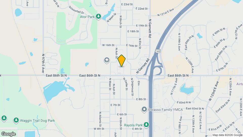 1305 N Birch St Map and Location Details