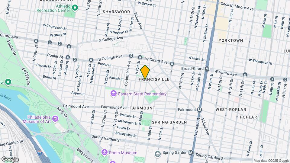 842 N 19th St Map and Location Details