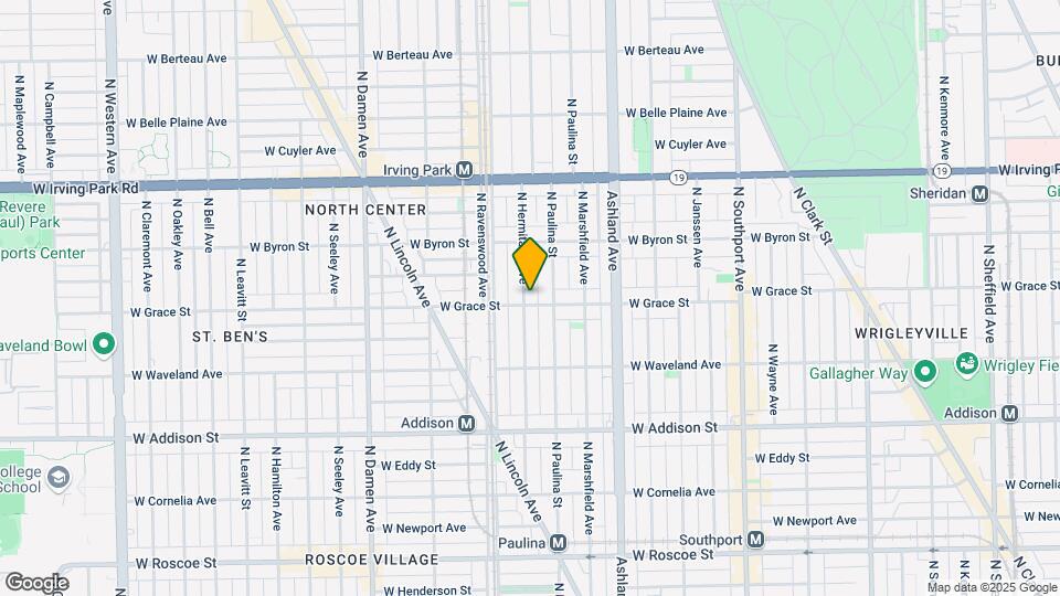 3801 N Hermitage Ave Mapa y Detalles de la Ubicación