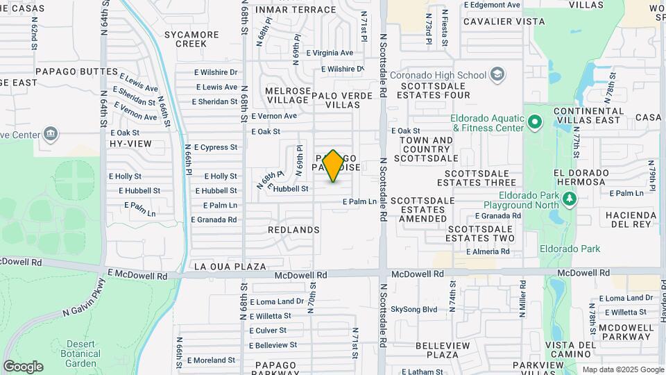 Palm Villas Mapa y Detalles de la Ubicación
