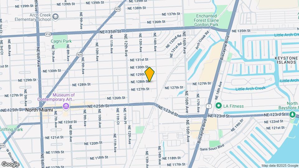 1350 NE 128th St Map and Location Details