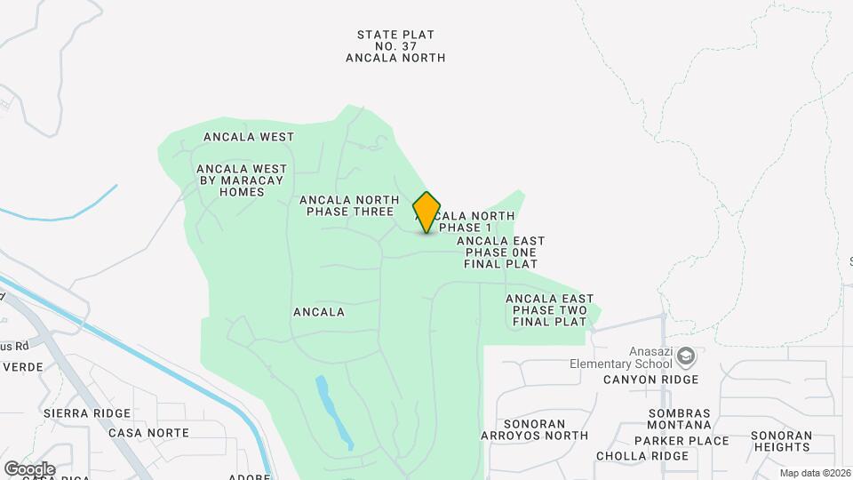 11861 E Desert Trail Rd Map and Location Details