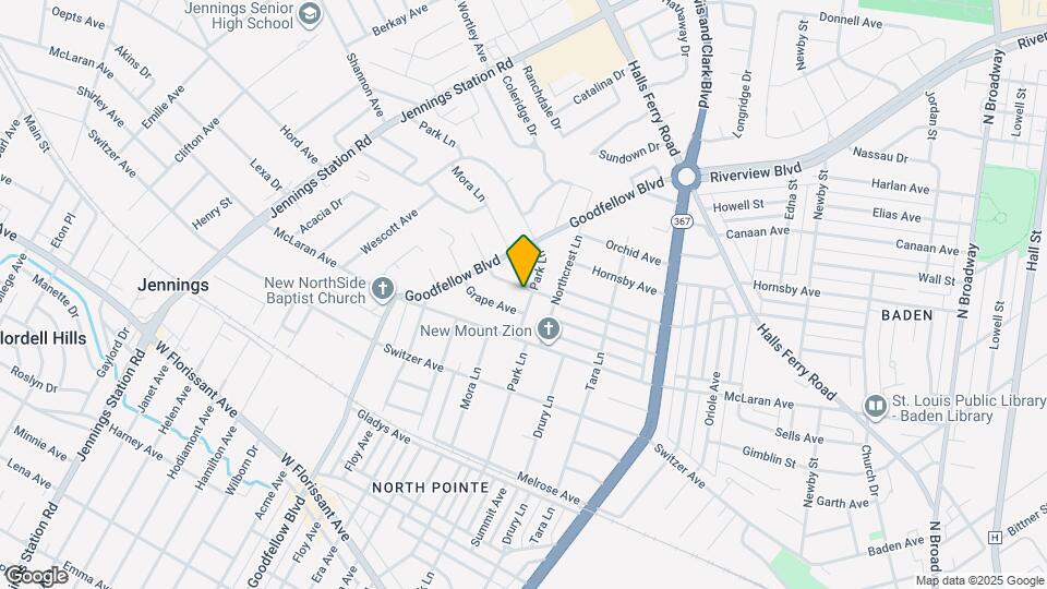 1706 Veronica Ave Map and Location Details