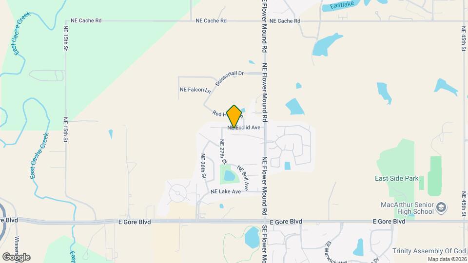 2711 NE Euclid Ave Map and Location Details